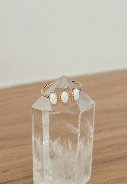 Blaze Fire Opal Ring