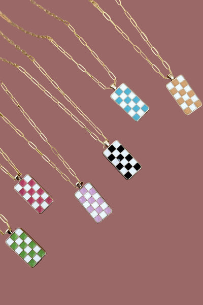 Checkered Necklace
