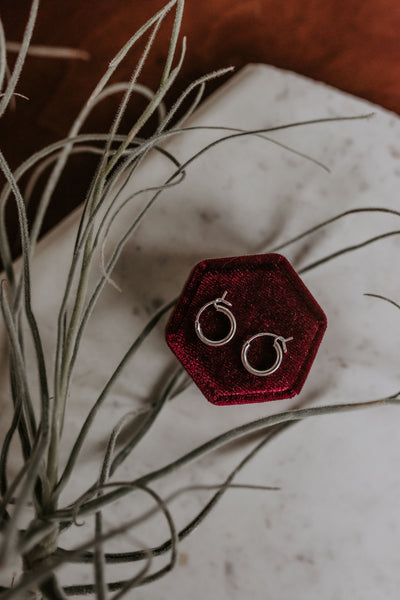 Frances Huggie Hoops