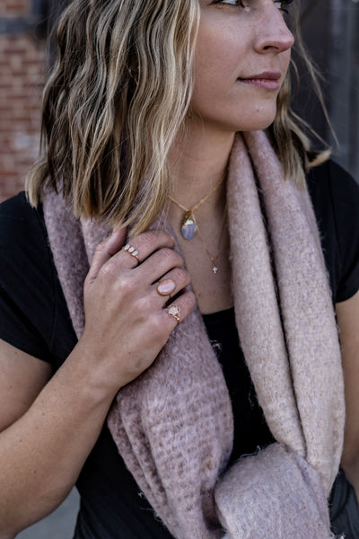Blush Quartz Ring