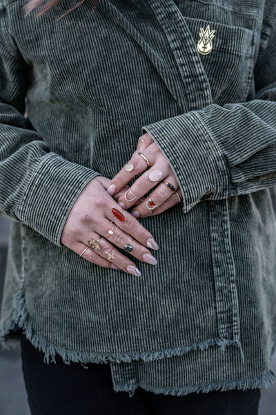 Blush Quartz Ring