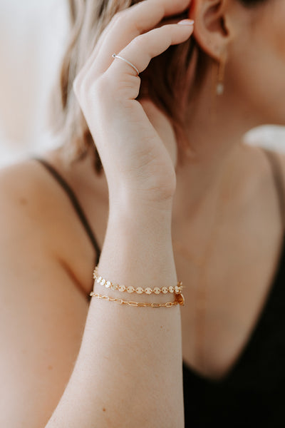 Milan Paperclip Chain Bracelet