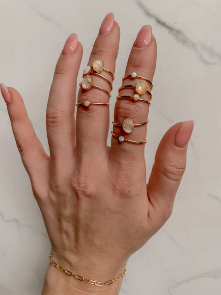 Moki Opal Ring
