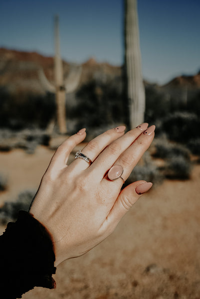 Blush Quartz Ring