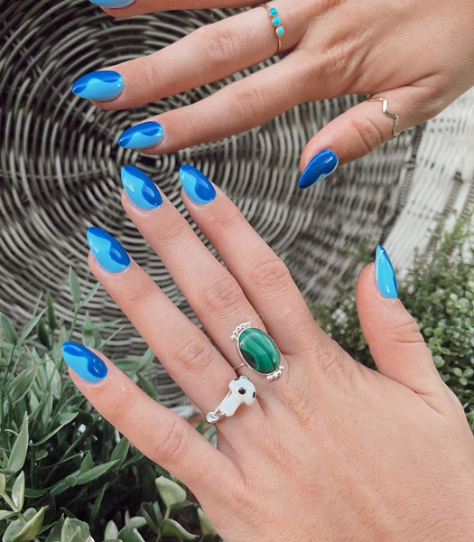 Victorian Green Malachite Ring