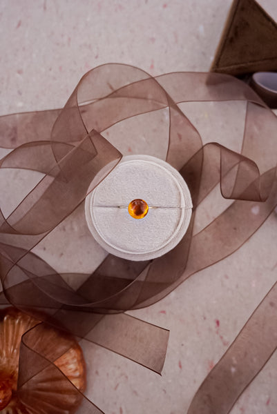XL Amber Ring