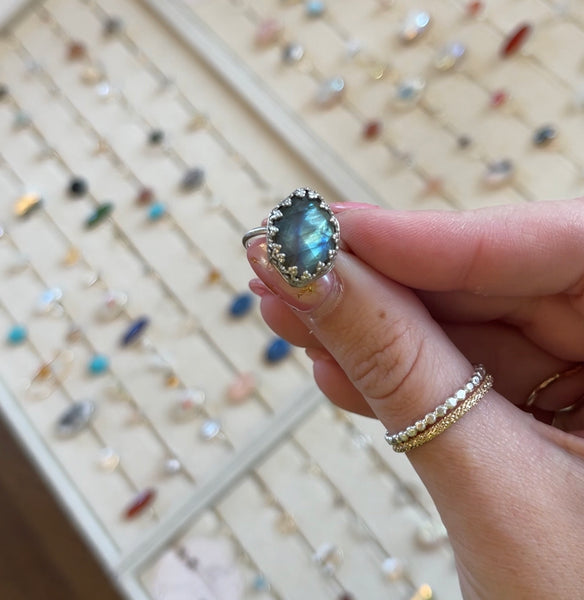 Sophia Labradorite Ring