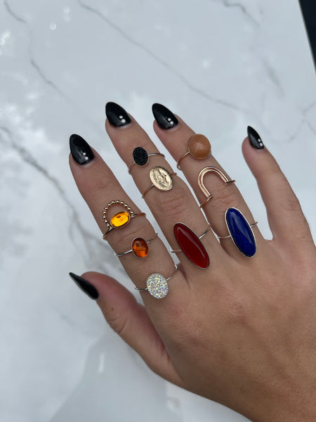 Mother Mary Coin Ring