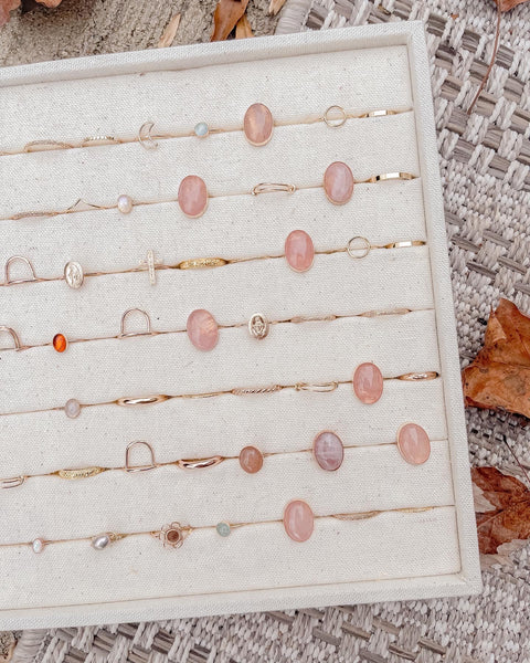 Blush Quartz Ring