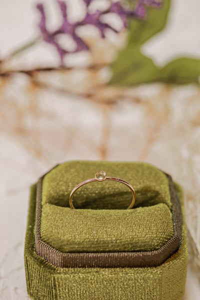 Peridot Stacking Ring