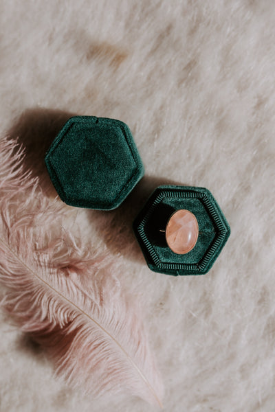 Blush Quartz Ring