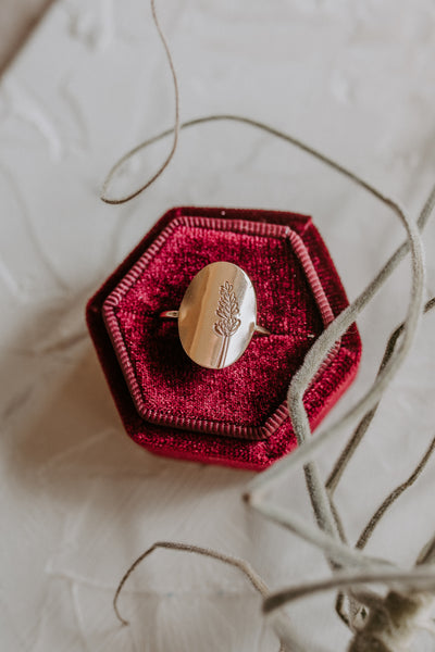 Lavender Sprigs Ring