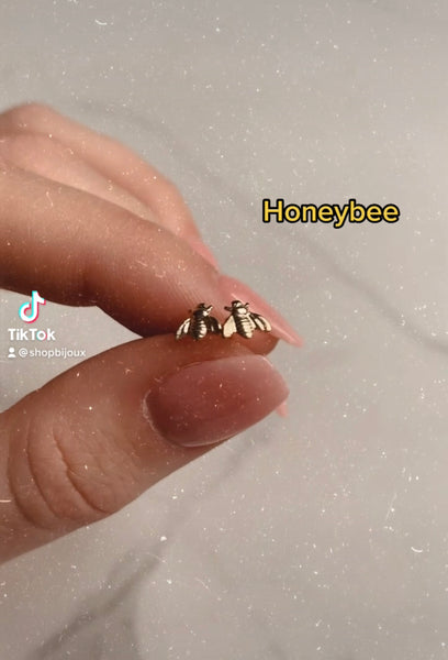 Honeybee Stud Earrings