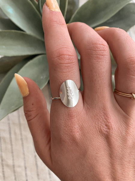 Lavender Sprigs Ring