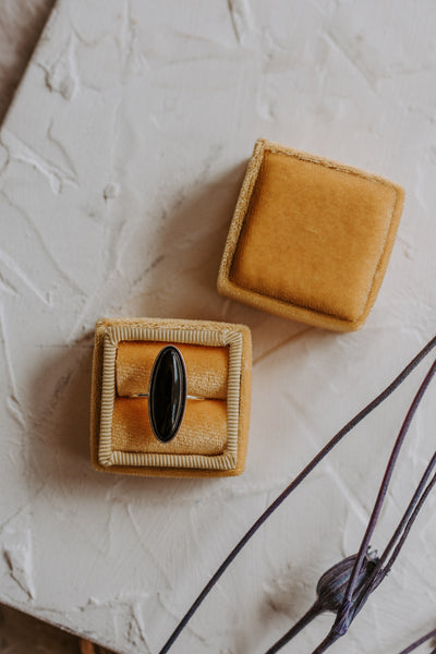 Black Onyx Sterling Silver Ring