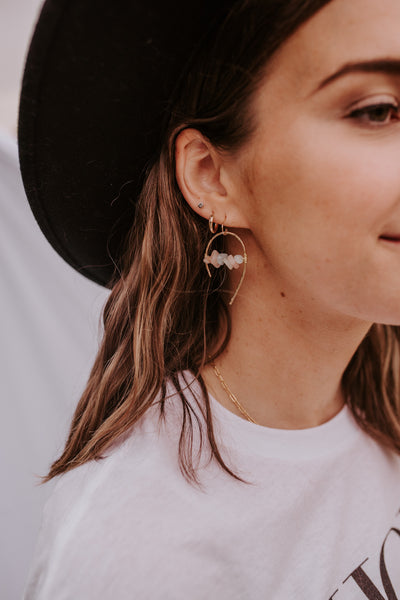 Frances Huggie Hoops