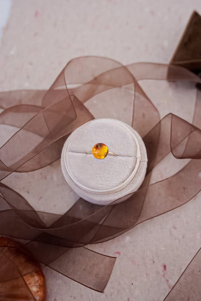XL Amber Ring