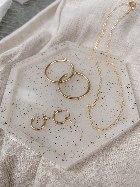 Frances Huggie Hoops