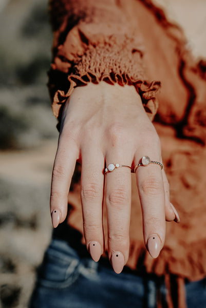 Canyon Moonstone Ring