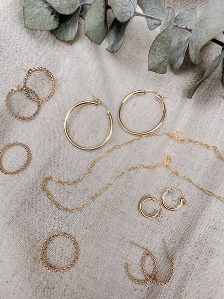 Frances Huggie Hoops