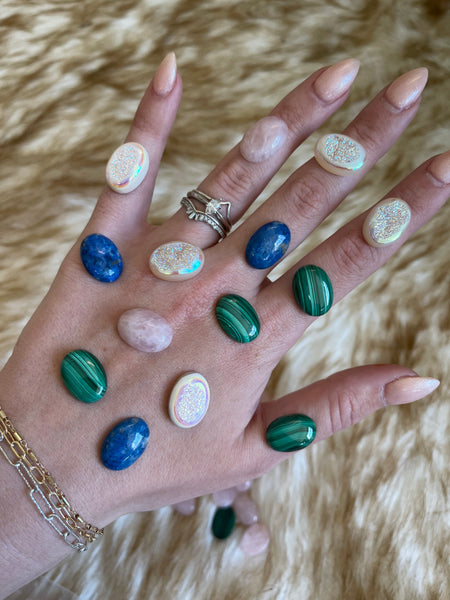 Victorian Green Malachite Ring