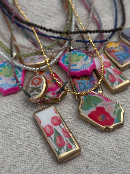 Mykonos Beaded Necklace