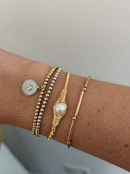 Pearl Wrap Bangle