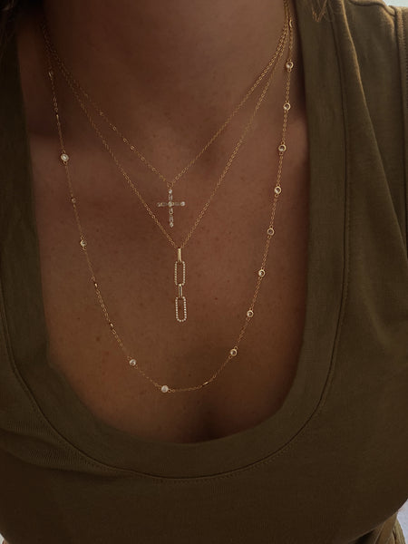 Paperclip Link Necklace