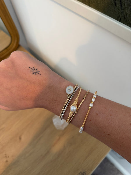 Pearl Wrap Bangle