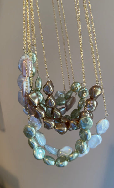 Baroque Pearl Layering Necklace
