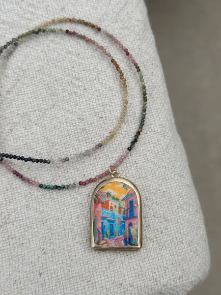 Mykonos Beaded Necklace