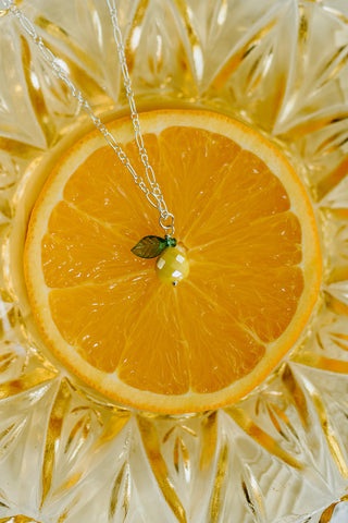 Lemon Meringue Necklace