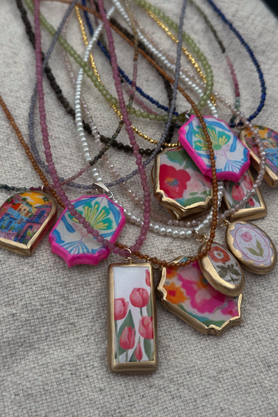 Mykonos Beaded Necklace
