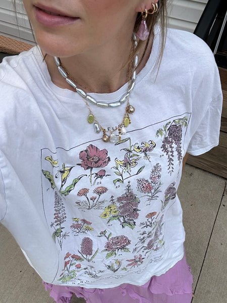 Baroque Pearl Confetti Necklace