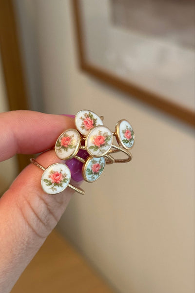 Mini Hazel Floral Ring, Ready to Ship