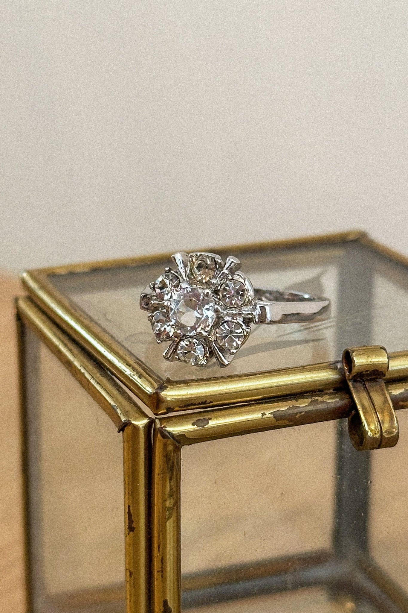 Vintage Sterling Tulip Ring, Size 7