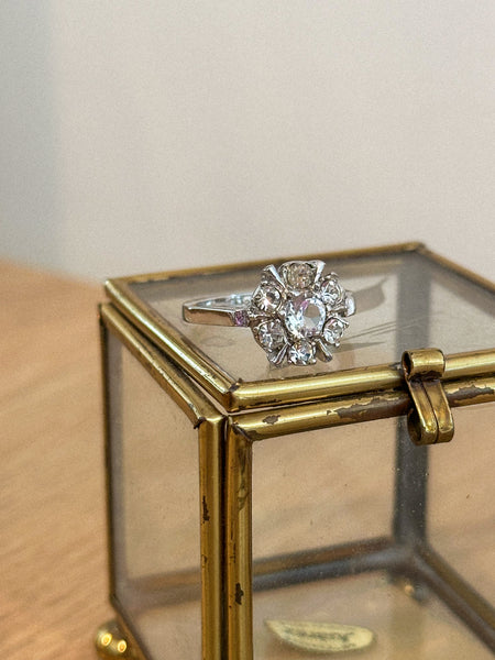 Vintage Sterling Tulip Ring, Size 7