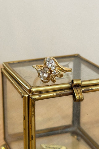 Vintage Toi et Moi Ring, Size 6
