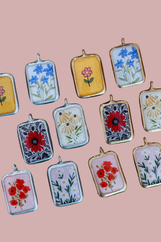 Fleur Porcelain Necklace