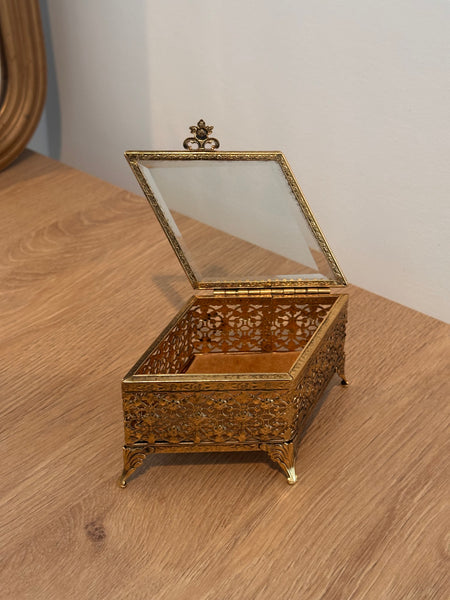 Ormolu Gold Jewelry Box
