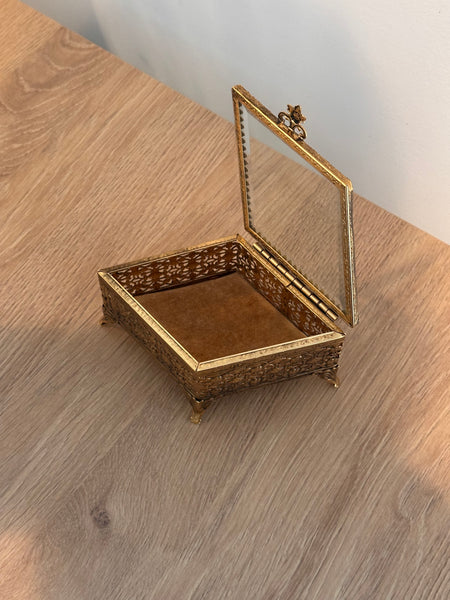 Ormolu Gold Jewelry Box