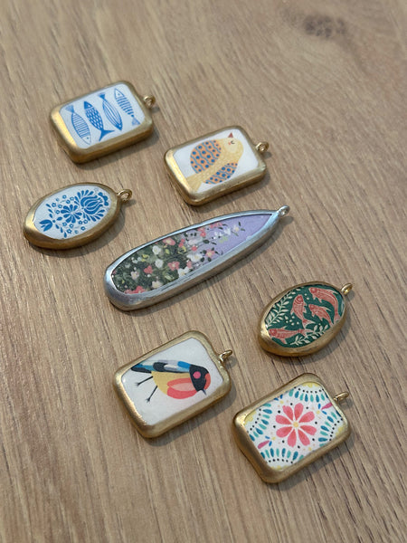 Milos Porcelain Necklace