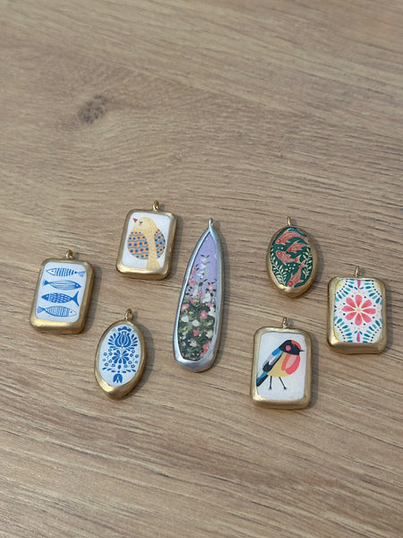 Milos Porcelain Necklace