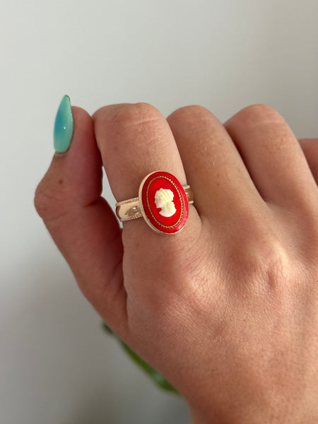 Scarlett Vintage Cameo Ring