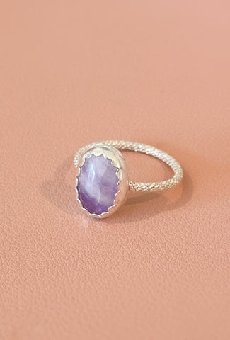 Amethyst Ring - Ready to Ship Size 8