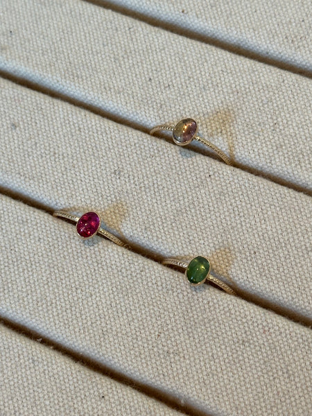 Tiny Tourmaline Ring