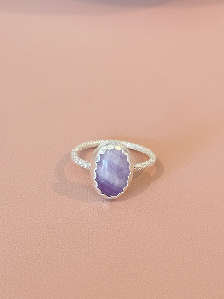 Amethyst Ring - Ready to Ship Size 8