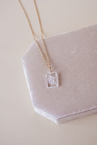 Fiora Frosted Glass Necklace