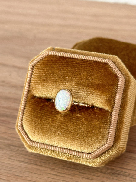 Large Belle Opal Ring