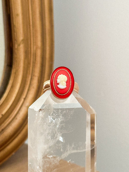 Scarlett Vintage Cameo Ring